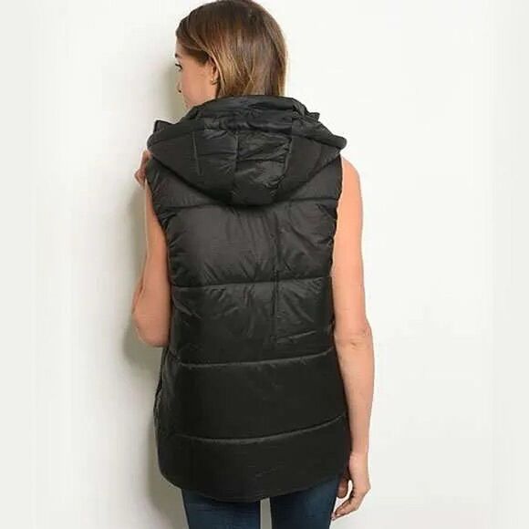 🖤  Black Vest Jacket - Picture 3 of 3